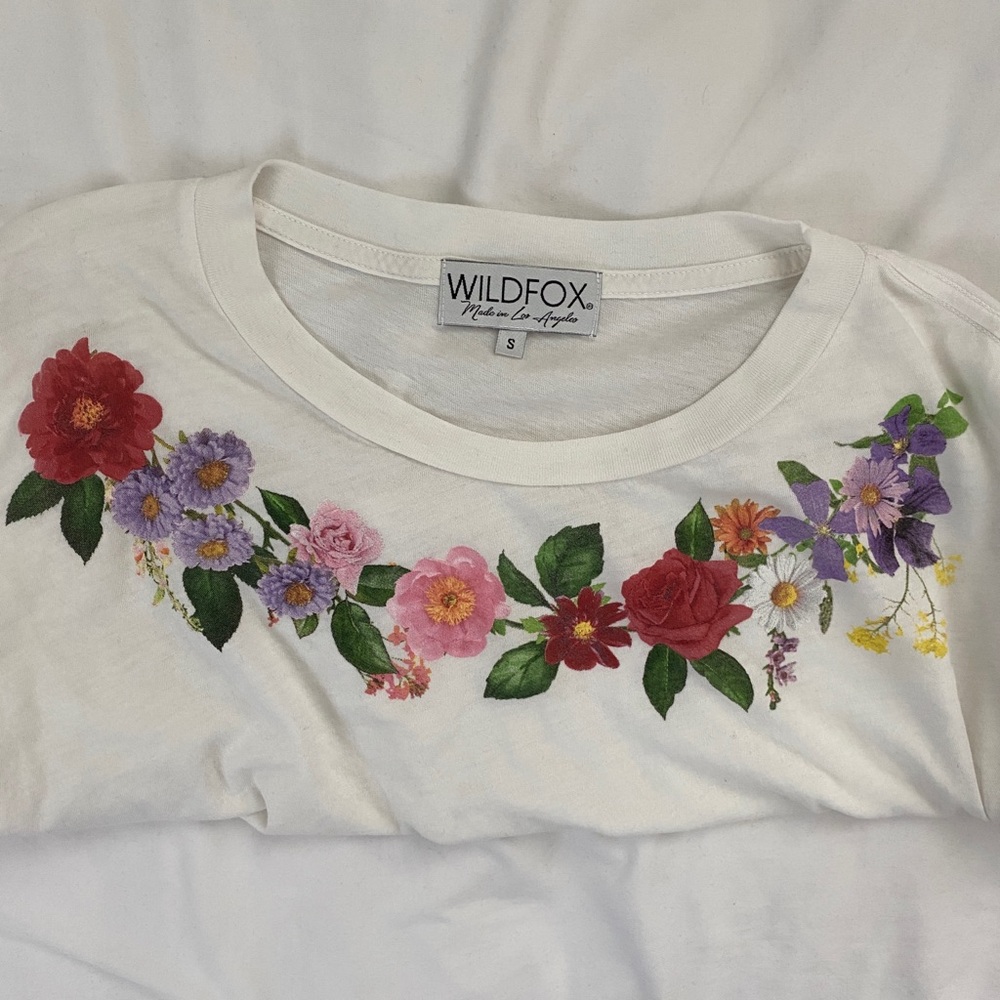 WILDFOX flowy crop top